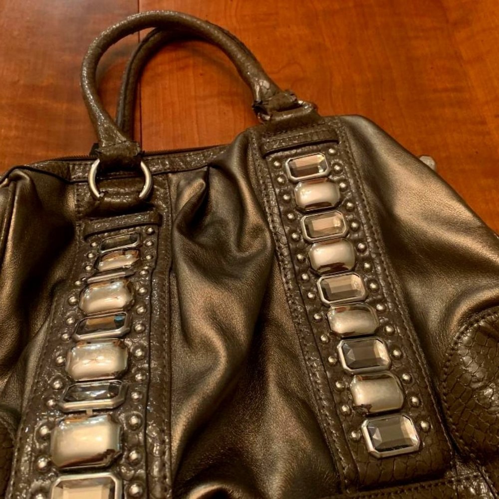 Purse Kathy Ireland Brown Satchel